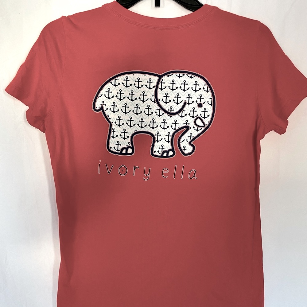 Ivory Ella small burnt orange loose fit t-shirt
